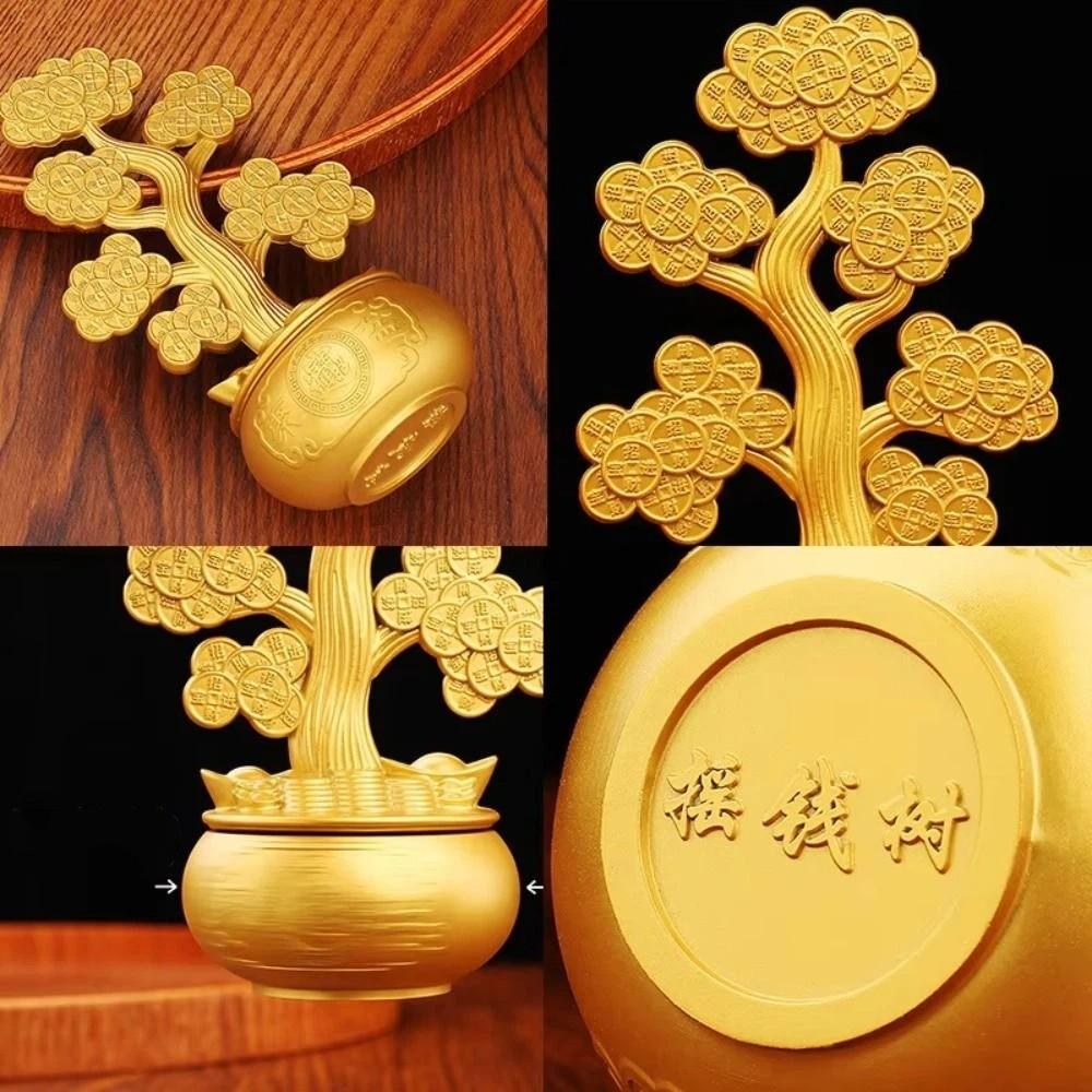 Alloy Windmill Rotating Ornament Lucky Crafts Good Luck Home Decor Wealth Attracting Prosperous Artificial Auspicious Ornament