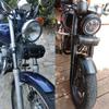 Bolsas de sillín de herramientas para motocicleta de cuero PU negro, Mini bolsa Universal para bicicleta eléctrica, barril de rollo, equipaje para horquilla delantera impermeable
