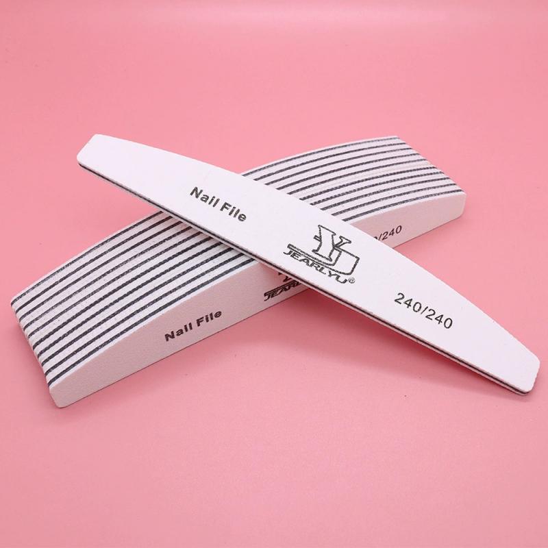 

5 шт./лот, пилочка для ногтей, смешанные цвета, Limas, 80/100/150/180/240, зернистость, профессиональная наждачная бумага для удаления кутикулы, буферные пилочки, набор инструментов для маникюра 240-240