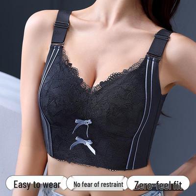 Atmungsaktiver Übergrößen-Bügel-BH, Verstellbare Passform, Brustverkleinerer, Sechsreihiger Verschluss, Seitliche Unterstützung zur Vermeidung von Überlaufen und Hängen
