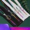 1Pc Gradient Color Resin Zippers Colorful Square Open-end Auto Lock Zippers Jacket Garment Accessories DIY Apparel Sewing