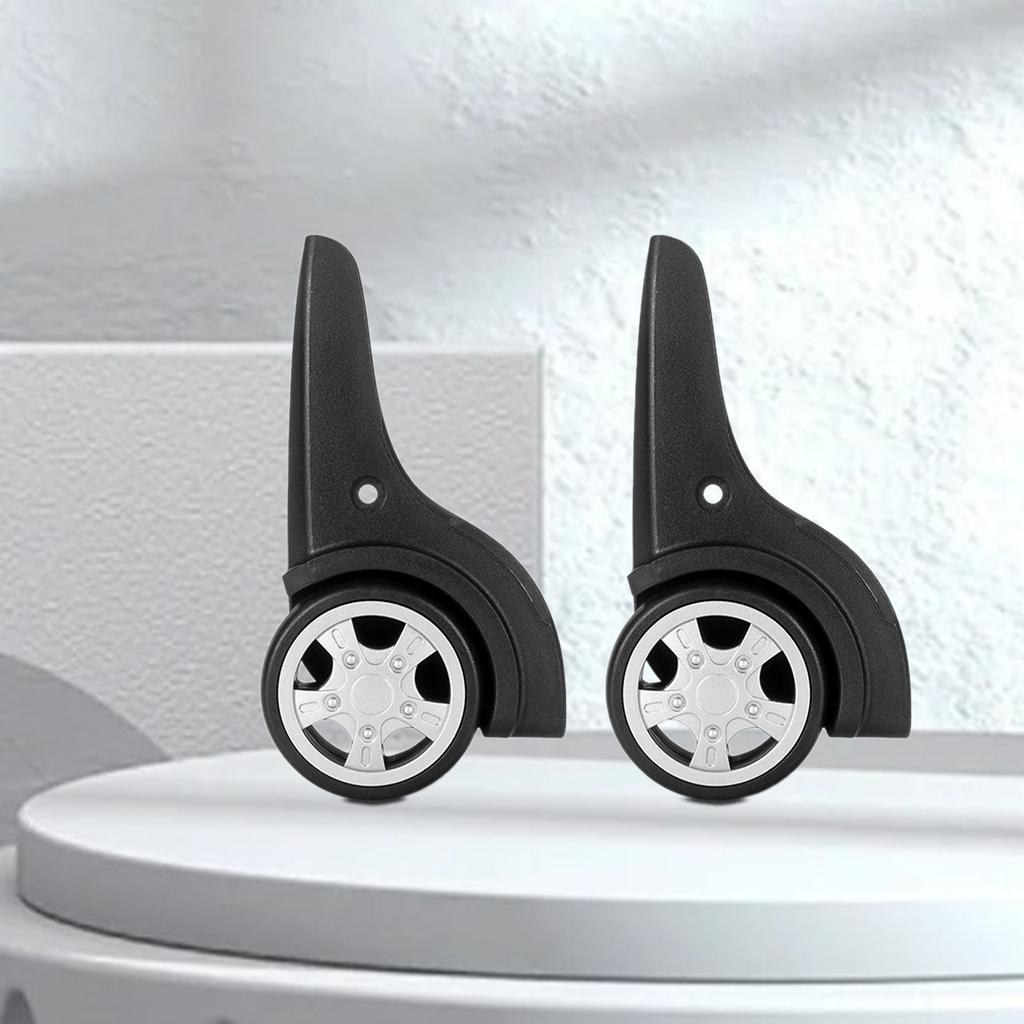 1 Paar Kofferrollen Ersatz Gepäckrollen Flugzeugrollen Gepäckersatzrollen zur Kofferreparatur