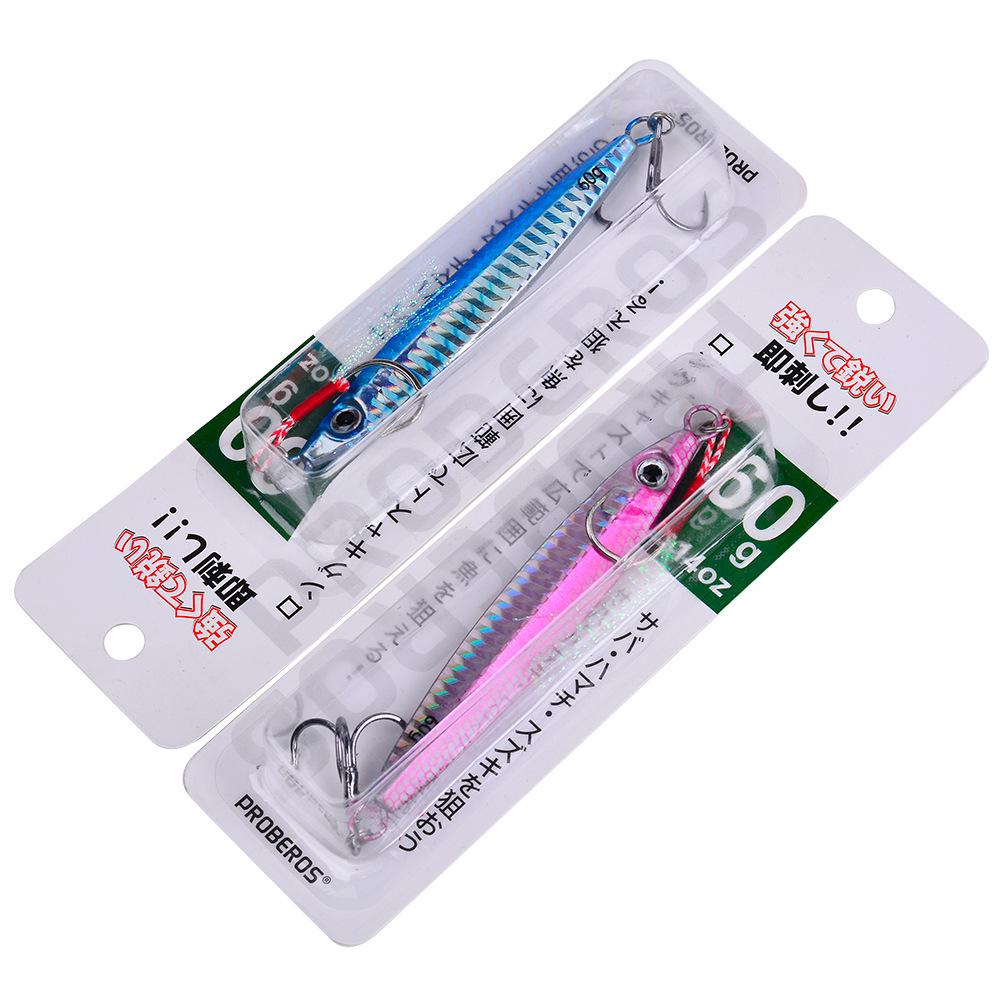 Bionic Metal Jig Bait for Boat and Sea Fishing - 10g To 60g Lead Fish Lures