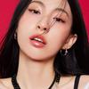 NIMBUS SHINE CROSS HOOP EARRINGS (S)