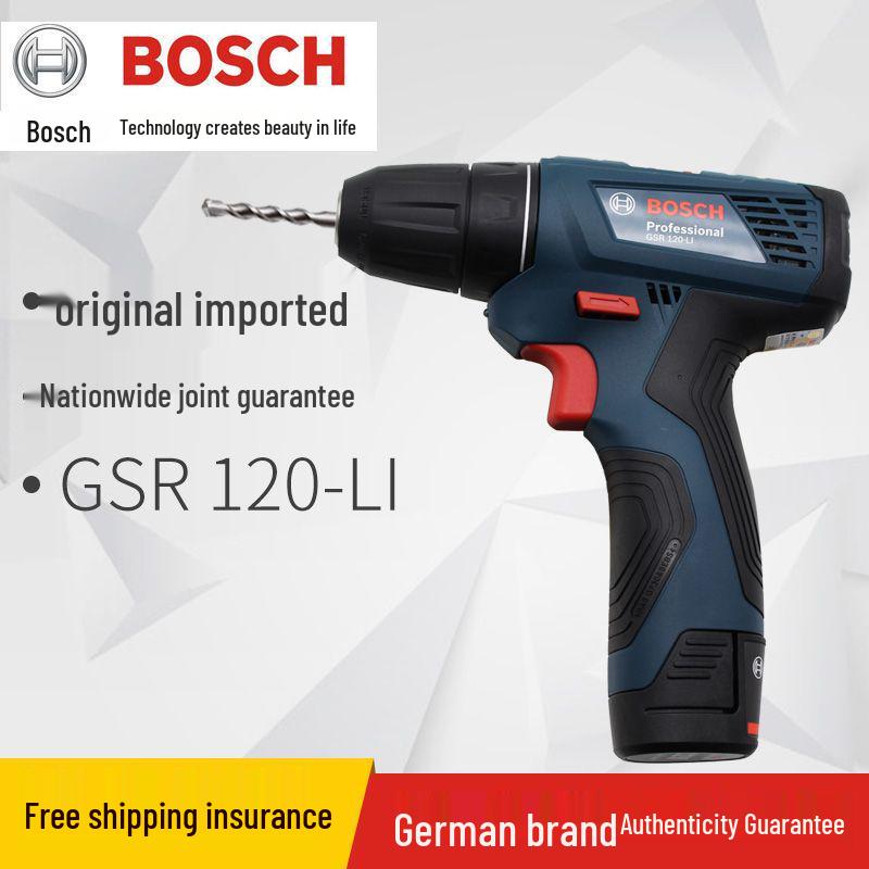 Bosch 12V Rechargeable Hand Drill & Electric Screwdriver GSR120-LI