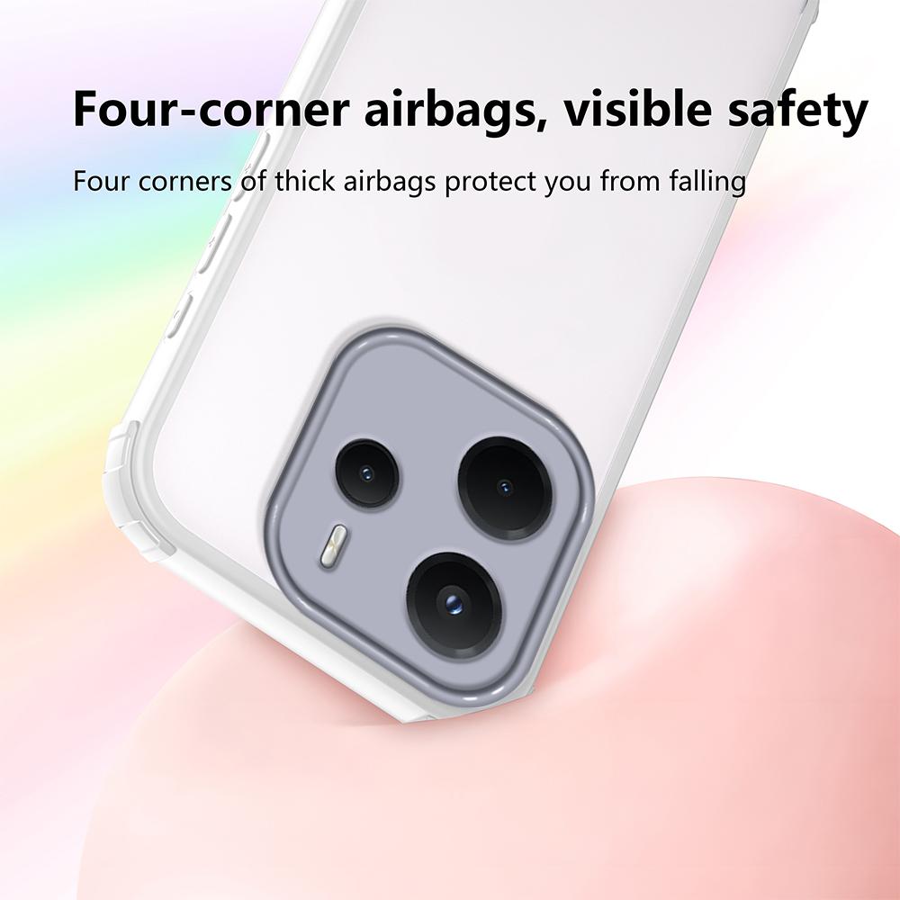 For Xiaomi Redmi Note 14 4G (163.25mm) Case Reinforced Corner Shockproof TPU + Acrylic Phone Cover