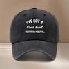 Uniform Cap for Men and Women, Straightforward and Humorous Style, Light and Comfortable Curved Brim Trucker Hat