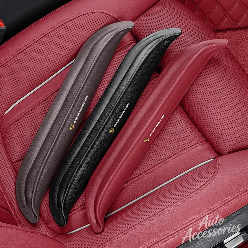 Leather Car Seat Gap Filler Auto Gap Dustproof Protector For Porsche 911 Cayenne Cayman Panamera Macan Taycan Boxster Carrera-GT CVG1