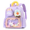 The new Korean version of the rainbow ball big children's boys and girls backpack, primary and secondary school students backpack