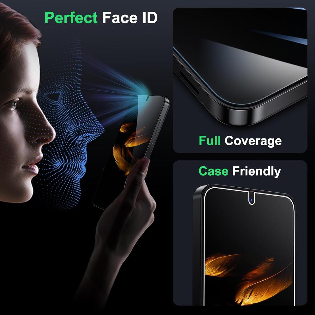 3pcs Fingerprint Unlock Privacy Tempered Glass For Samsung Galaxy S26 S25 S24 Ultra S23 S22 S21 Plus Note 20 Screen Protector Full Coverage Anti-Spy