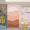 Wall Decal Boho Style Gradient Color Block Arch Removable Adhesive DIY PVC Home Indoor Wall Paper Sticker Household Supplies