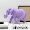 Resin Elephant Sculpture Luck and Wealth Symbol For Desk and Cabinet Decors