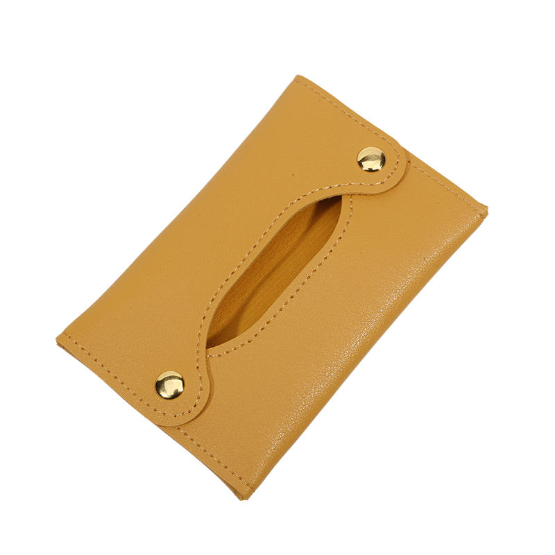 Simple Portable Pocket Tissue Paper Towel Cover PU Convenient To Store Universal Tissues Box Simple Modern Small Tissue Holder