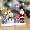 Realistic Santa Claus Gift Box Statue Cute Merry Christmas Decorations  Children Gifts