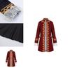 Fantasy Mens Long Sleeve Tailcoat Jacket For Cosplay Roleplay Costume