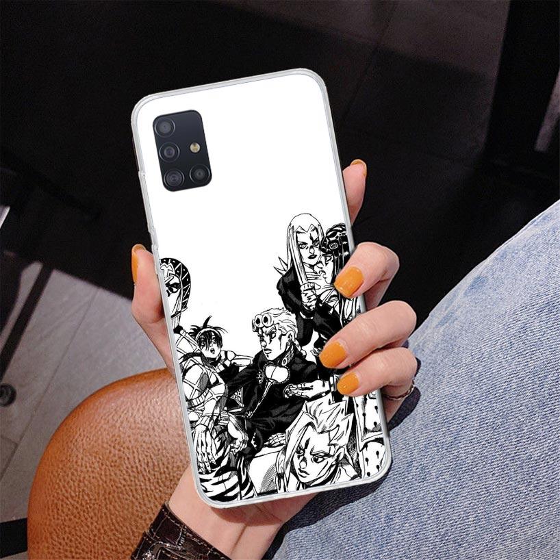JoJo's Bizarre Adventure Golden Wind Phone Case For Samsung Galaxy A52 A32 A22 A12 A51 A31 A50S A30S A20S A10S Note 20 Ultra 10