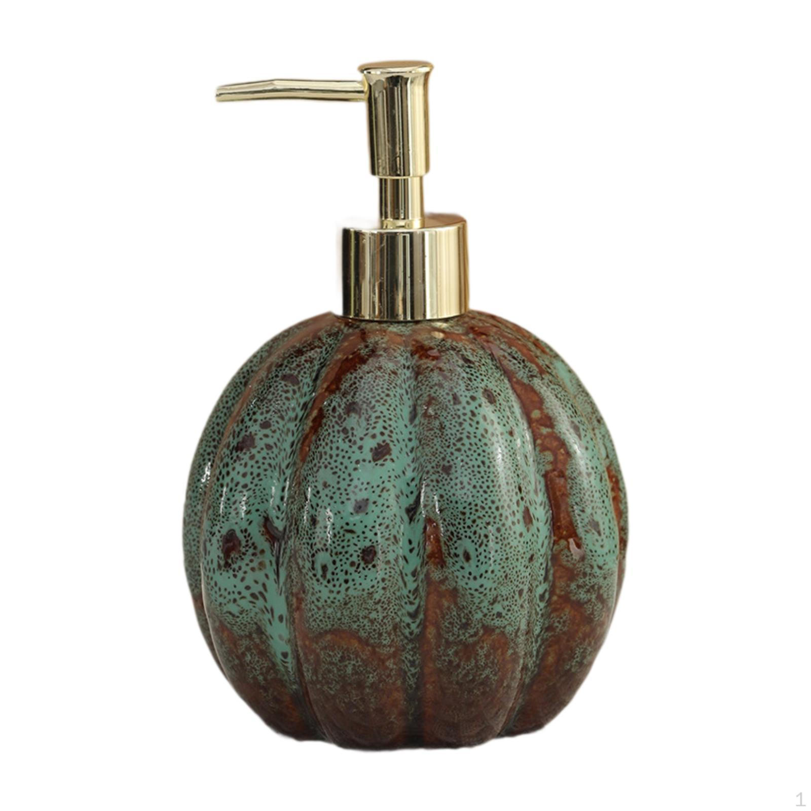 

Halloween Pumpkin Soap Dispenser Fall Liquid Hand Fashion Decor Lightweight Blue