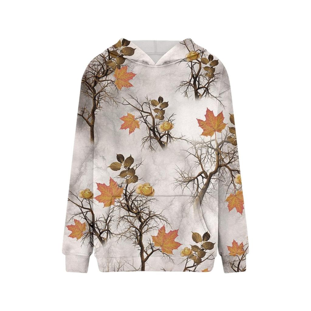 Sudadera Gruesa con Capucha y Bolsillo Casual de Moda para Mujer