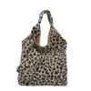 Fashionable Large Capacity Fall Casual Minimalist Tote Bag For Women In Khaki Brown And White