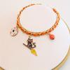 Pet Halloween Collar Velvet Metal Bell Pumpkin Bat Pendant Cat Dog Necklace Accessories