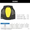 Daytona SAS-TEC Motorcycle Protector Inner Vest CE Standard JMCA Recommended Instant Curing Stretch Fabric HBP-022 Black L Size 24066
