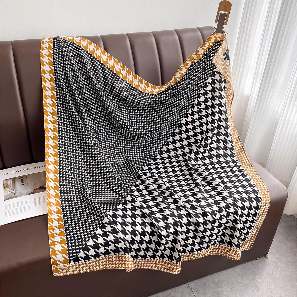 Summer thin 91 large square scarf women's splicing printing pattern versatile neck protection scarf with sunscreen shawl beach towel