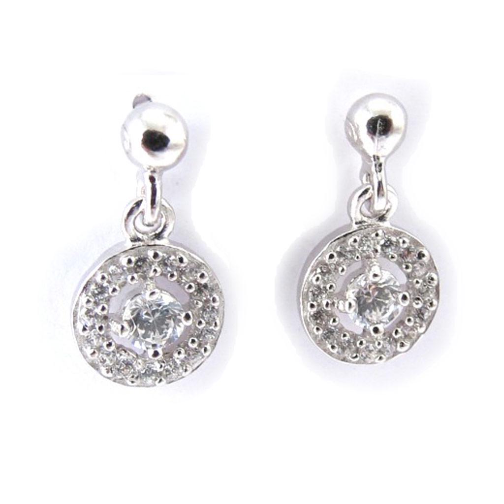 Les Trésors De Lily [J9388] - Silver 'Déesse' Silver Earrings (rhodium-plated) - 14x7 Mm