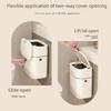 Wall-Mounted Bathroom Trash Can with Lid – Large Square Hanging Wastebasket for Toilets