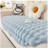 Rabbit Plush Sofa Covers for Living Room Thicken Soft Plush Sofa Mat Warm Winter Irregular Sofa Towel Couch Cushion Home