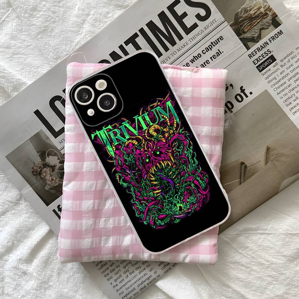 

T-Trivium Band Case For Iphone 17 16 15 Pro Max 11 12 13 14 Pro Plus Phone Cover iPhone 12 pro