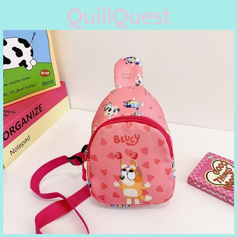 Shoulder Single Bluey Crossbody Chest Bag Kids Cute Coin Purse Gift Cartoon