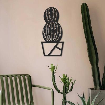 Cactus Metal Wall Art, Metal Wall Decor, Succulent Wall Art, Living Room Wall Art, Home Decor Wall Art, Geometric Cactus, Cactus Wall Decor