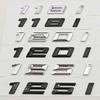 3D ABS Logo Stylingu Auta 118i 120i 125i Odznak Zadní Kufr Znak Samolepky Pro 118i 120i 125i Auto Ocasní Doplňky