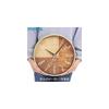 MAG Wall Clock, Radio-Controlled, Analog, Cute, Stylish, Nordic Style, Wood Grain, 29.0cm Diameter,