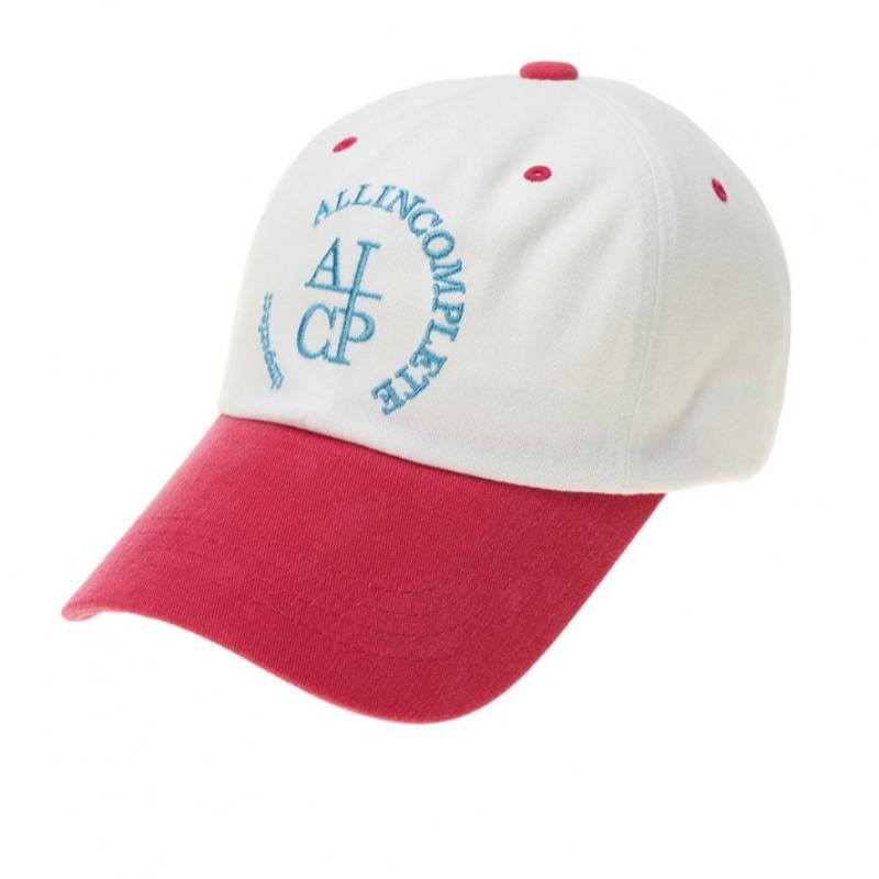 Allincomplete Round Logo Ballcap   White Block