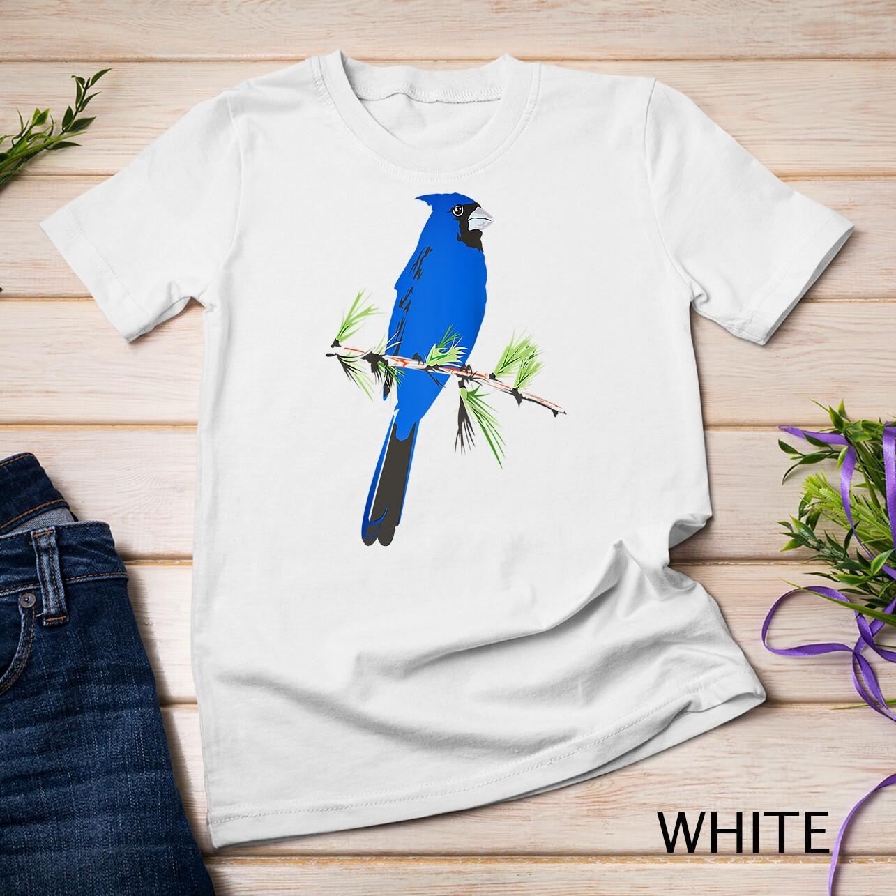 Blue Jay Bird Raglan Baseball Tee Unisex T-Shirt Mens Womens Tees Top M