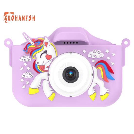 1 Set Kids Camera - Dual Lens Camera with Selfie Function, High-Resolution Children Photography Toy for Photo Video