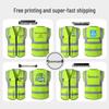 LED Reflective Safety Vest for Construction, Sanitation, and Night Riding