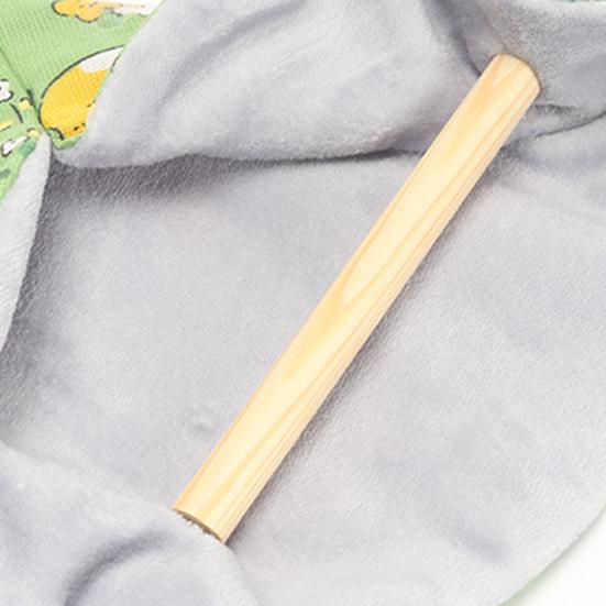 Yousheng Winter-Vogelnest zum Aufhängen, Cartoon-Druck, dick, weich, gemütlich, kältebeständig, kleines Vogelbett, Hängematte, Haus, Papagei, Sittich, Finke, Kanarienvogel, Käfig, Sitzstange, Spielzeug