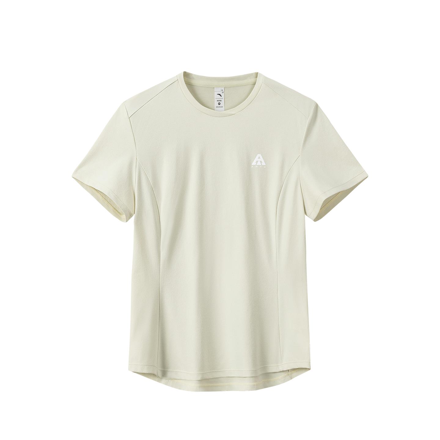 Anta Outdoors Short Sleeve Knitted Top Summer 2026 T-Shirt Women tops Light-Lemon-Yellow 962626104-1 XS