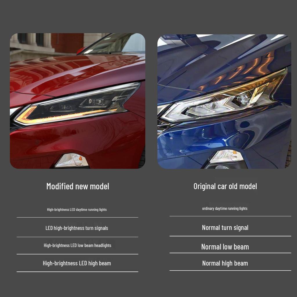 LED Projector Headlights with DRL & Turn Signals for 19-21 Nissan Altima