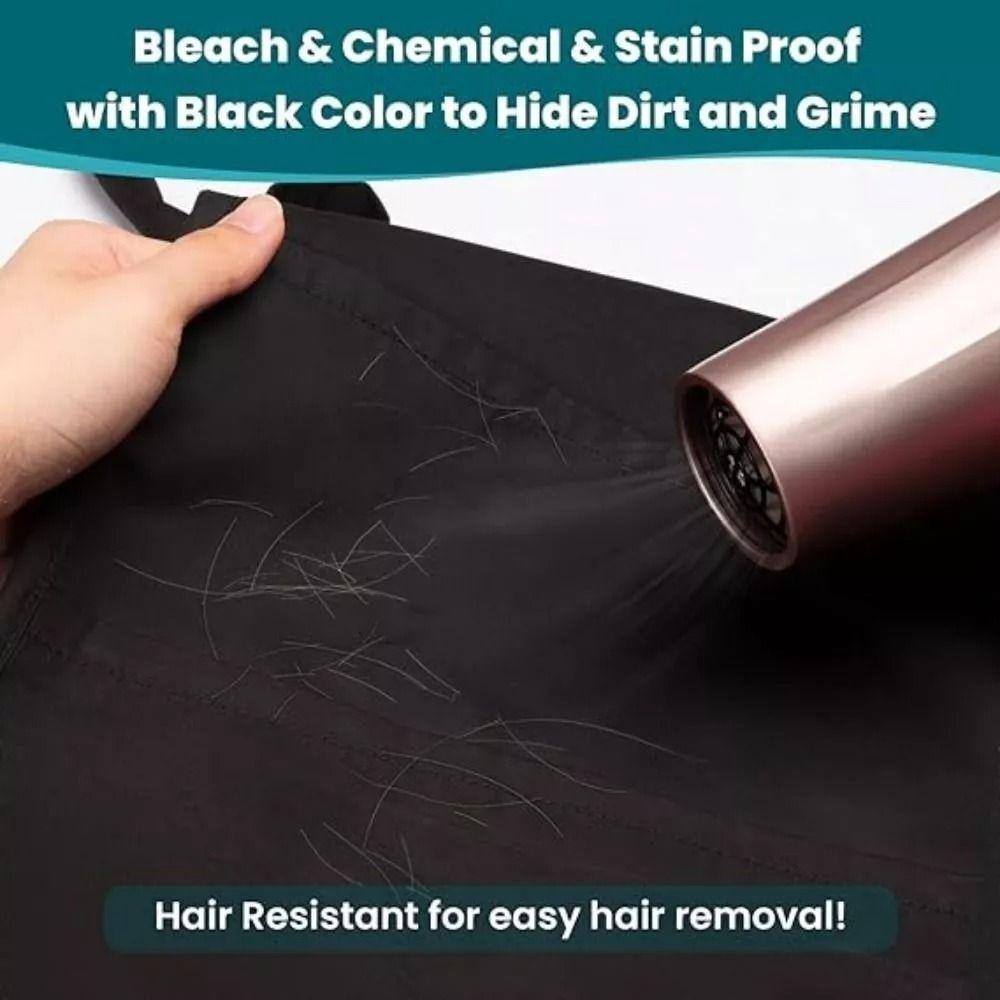 5 Taschen Friseur Hüfttasche Bleichmittelbeständige Haarschneidetasche Neue Friseur Halb-Schürze