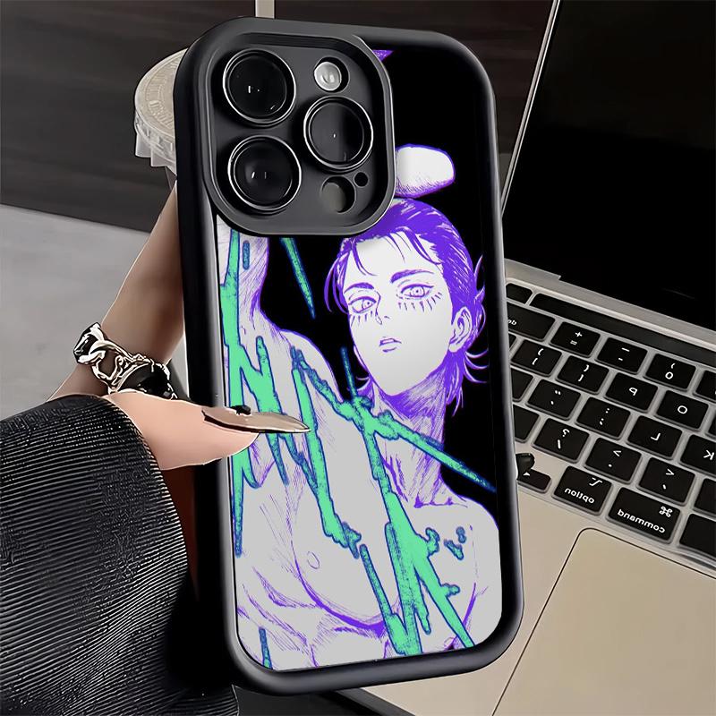 

Чехол для телефона A-Attack On T-Titan Eren для iPhone 16 17 Air 16E 15 Pro Max 14 Plus 13 12 Mini Capa Мягкий силиконовый Funda iPhone14ProMax