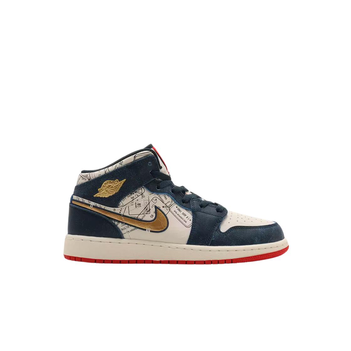 

(gs) Jordan 1 Mid Se Armory Navy Metallic Gold 240(6Y·W)
