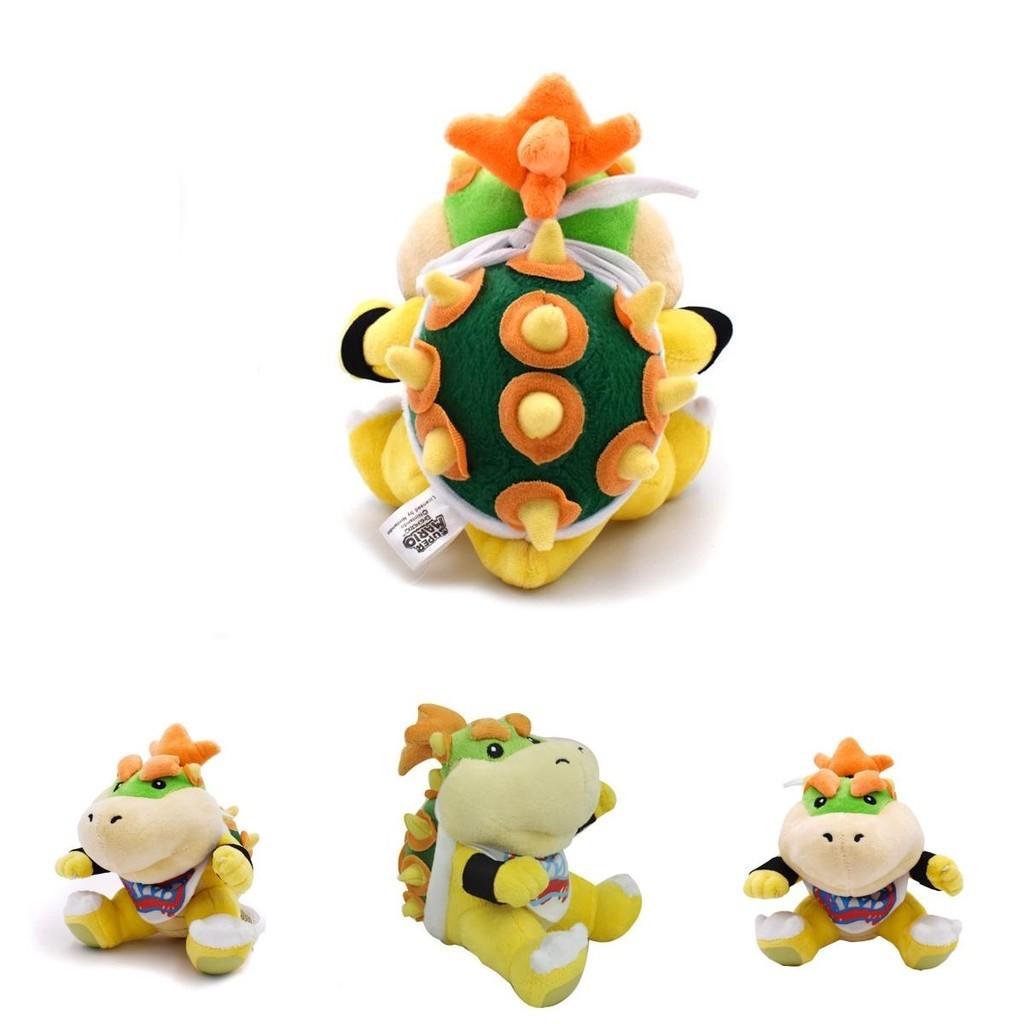 Soft And Cuddly Baby Bowser Jr 7" Plush Super Mario Bros Little Buddy Toy Koopa