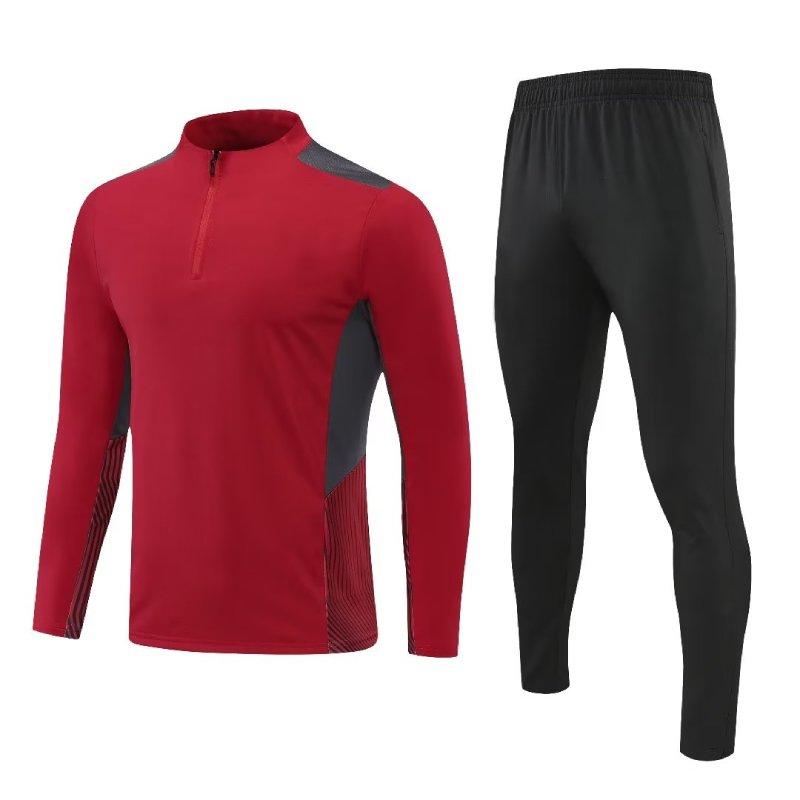 Men's Football Tracksuit 23-25 Training Soccer Survetement Kits Customized Name Number Logo Spring Winter Warm-up Sportwears