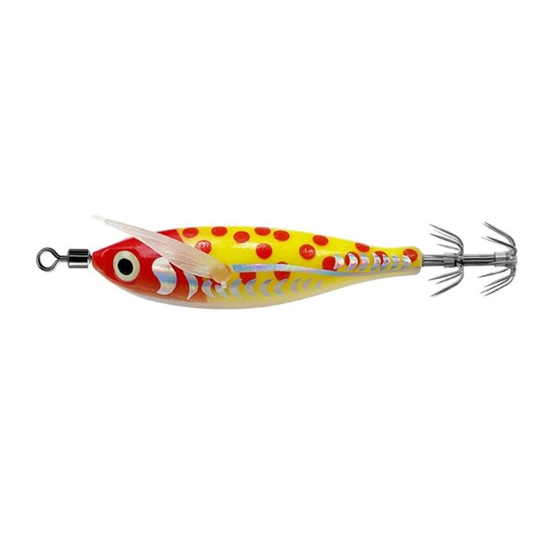 8cm Squid Cuttlefish Sleeve Hook Jig Lures Artificial Shrimp Baits Cuttlefish Sleeve Squid Jig Baits Easy to Use
