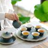 Wanqiantang 9-Piece Gongfu Tea Set - Autumn Lotus Pond