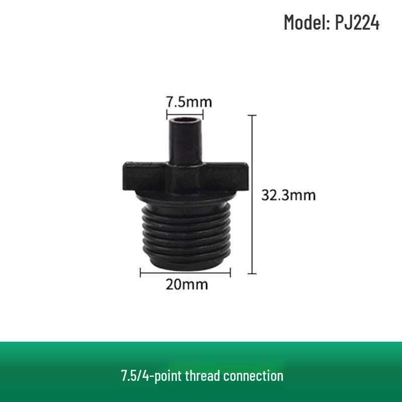 Capillary Fittings: Single/Double Hook, Tee, Straight Connector, Drip Stop, Mountain Bracket, Five-Way, Greenhouse Micro-Sprinkler