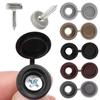 80pcs Nails Screw Caps Plastic Protective Covers Car Nuts Decorative Cover Self-tapping Screw Folding Cap Furniture Hardware